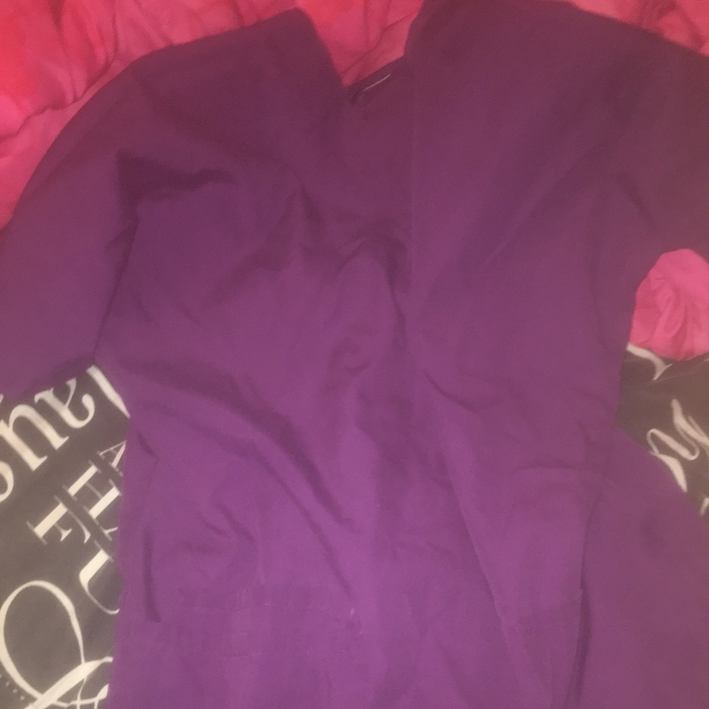 Purple scrubs top !